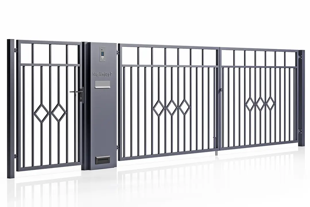 Daugiafunkcinis-stulpas-varteliai-dviveriai-vartai-Stilo-Metallum-Novum - Metallum Novum