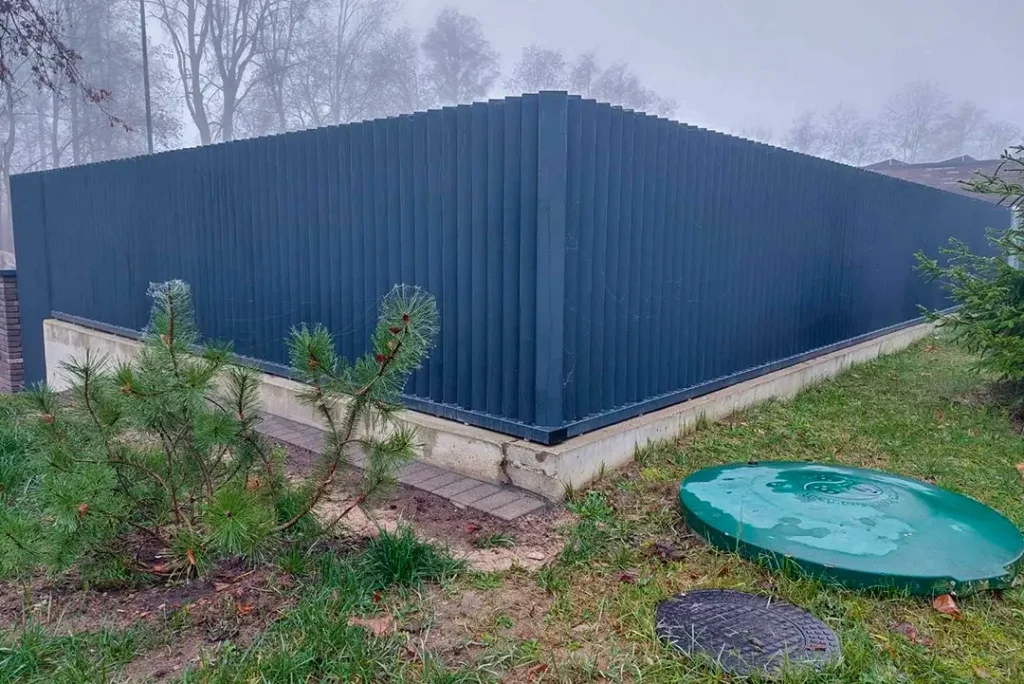 Moderni berėmė tvora „ŠUKOS 80x20“, nuotrauka 7