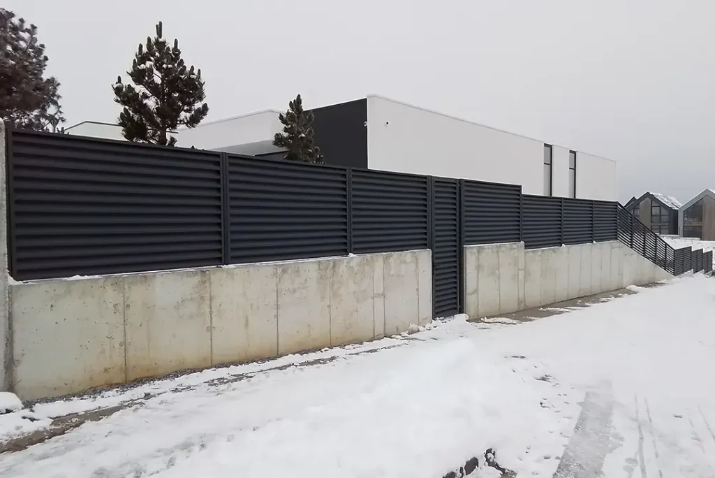 Skardinė tvora „ŽALIUZI“, nuotrauka 10