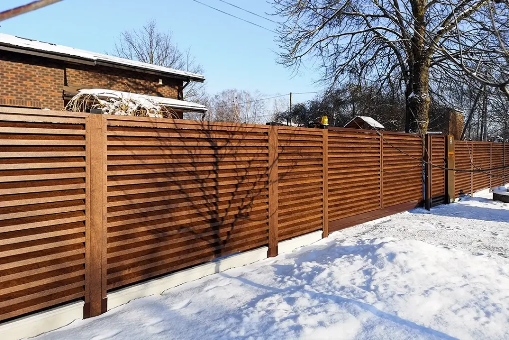 Skardinė tvora „ŽALIUZI“, nuotrauka 11