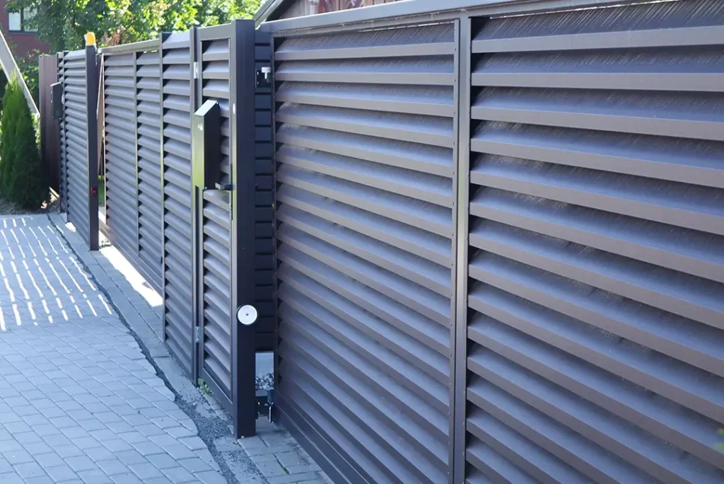 Skardinė tvora „ŽALIUZI“, nuotrauka 14