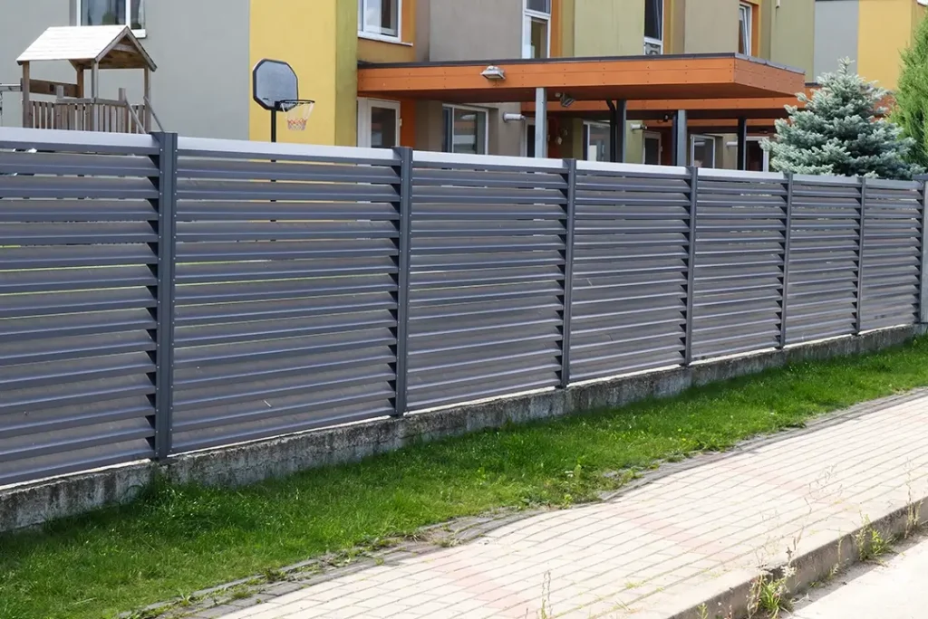 Skardinė tvora „ŽALIUZI“, nuotrauka 18