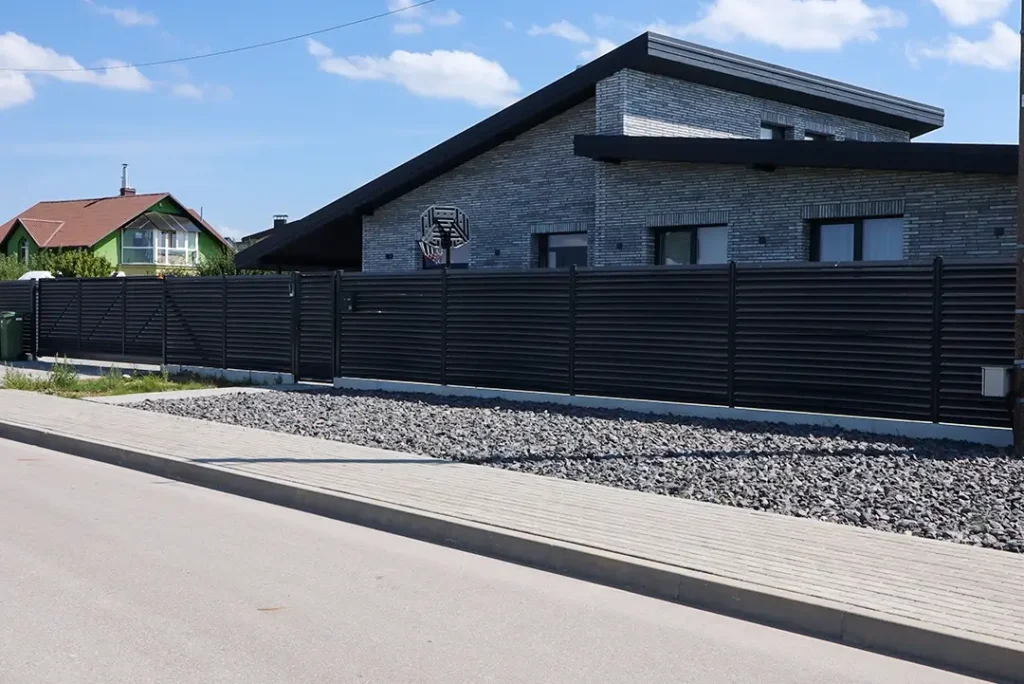 Skardinė tvora „ŽALIUZI“, nuotrauka 20