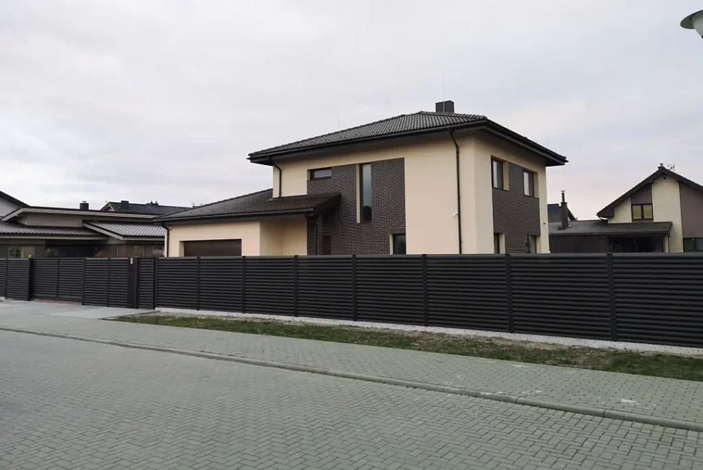 Skardinė tvora „ŽALIUZI“, nuotrauka 25