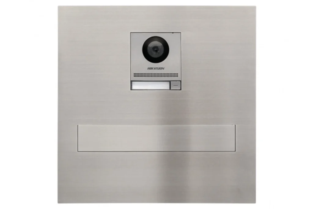 Integruojama pašto dėžutė su Video pasikalbėjimu HIKVISION (INOX)