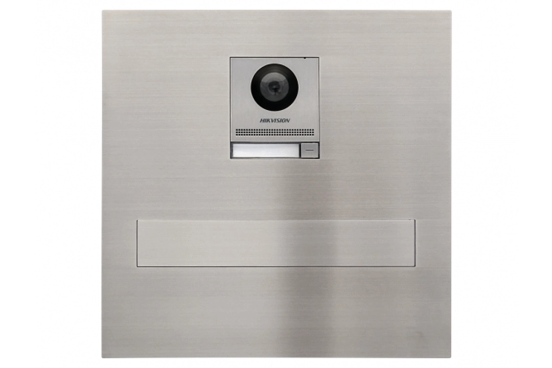 Integruojama pašto dėžutė su Video pasikalbėjimu HIKVISION (INOX)