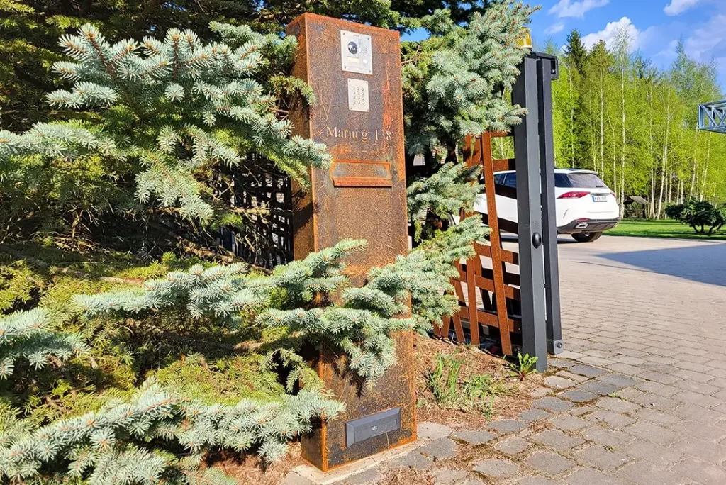 Corten išmanusis daugiafunkcinis stulpas, nuotrauka 1