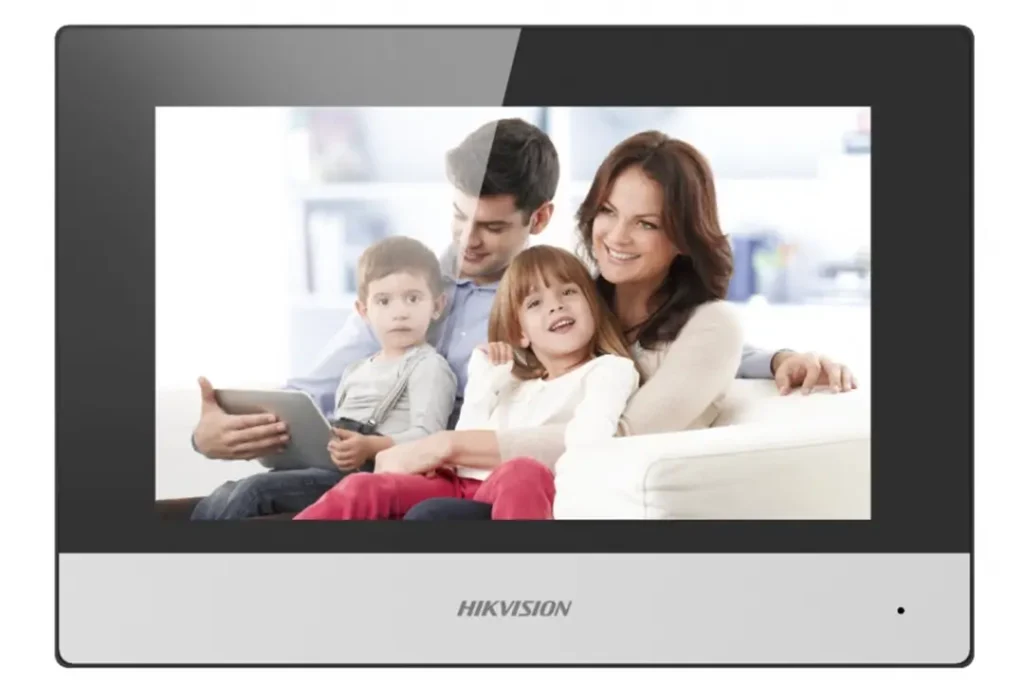 Pašto dėžutė su Video pasikalbėjimu HIKVISION ir kortelių skaitytuvas (BLACK), nuotrauka 2